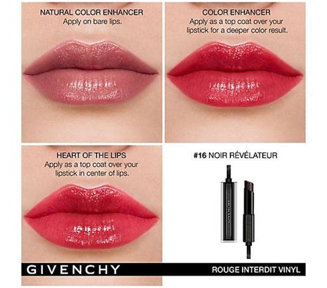 givenchy rouge interdit review|givenchy rouge interdit temptation black.